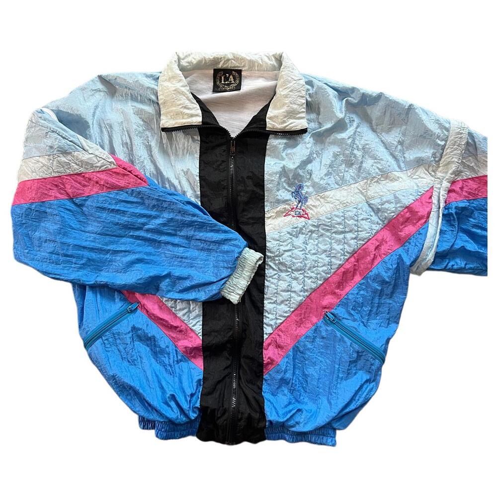 80's/90's L'Alliance Windbreaker w/ Removable Sleeves